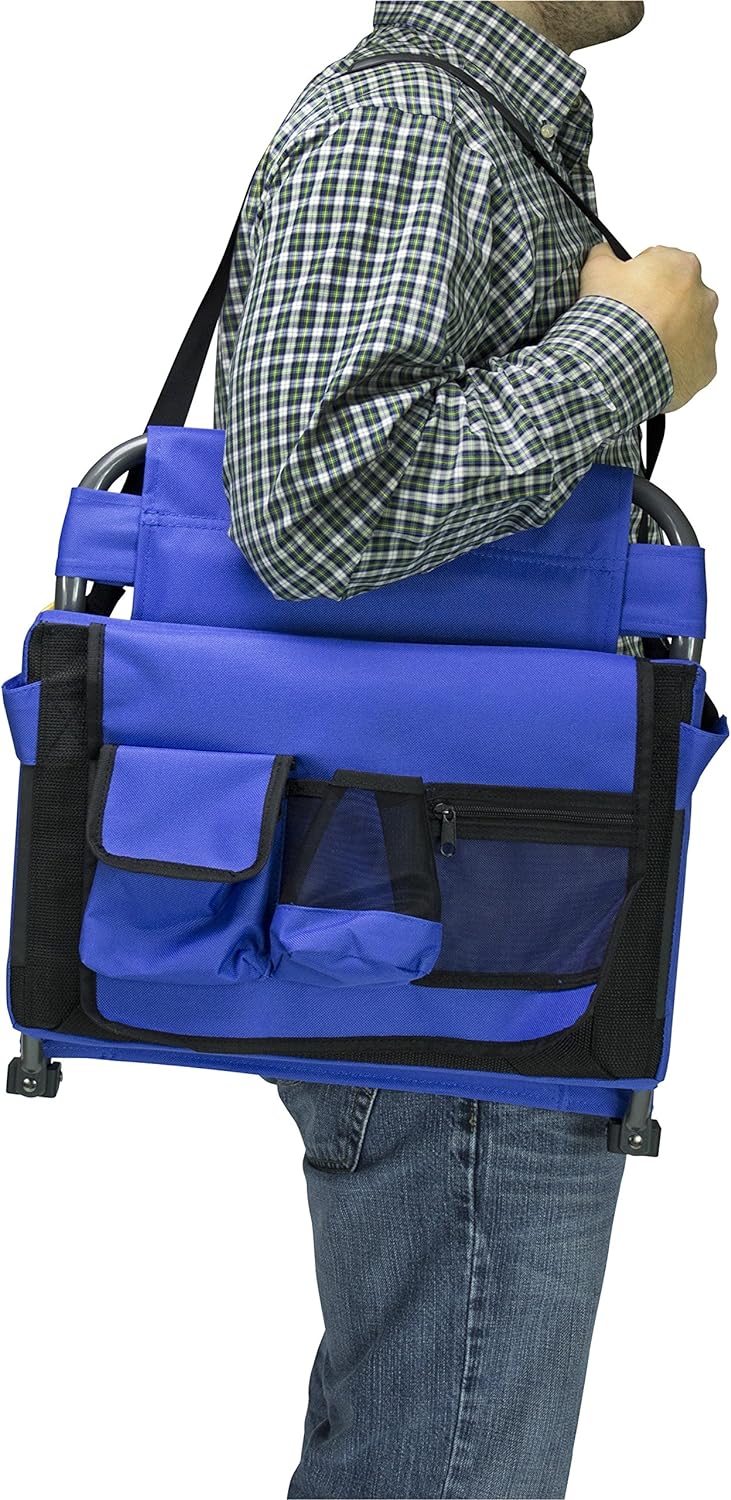 GCI Outdoor BleacherBack Lumbar Stadium Chair With Padded Backrest