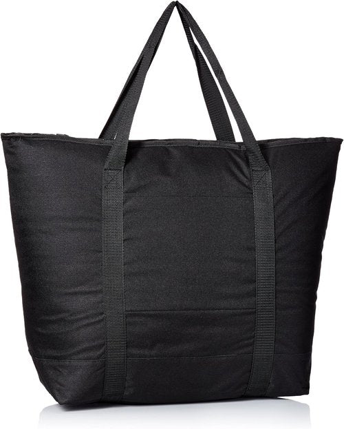 DALIX 25" Large Cooler Tote Bag w/Zipper Insulated in Black