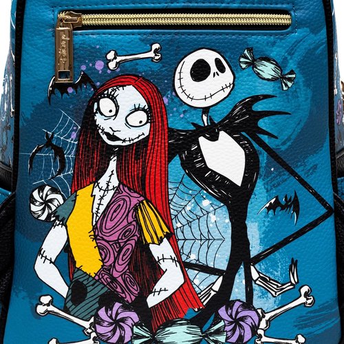 Wondapop Nightmare Before Christmas 11" Vegan Leather Fashion Mini Backpack