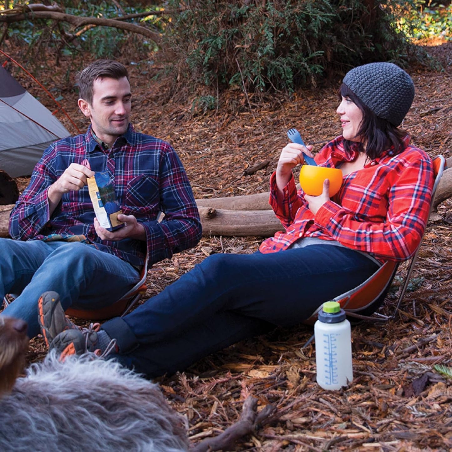 GoBites Duo Portable Silverware Set - Full Size Fork & Spoon, BPA-Free Travel Utensils