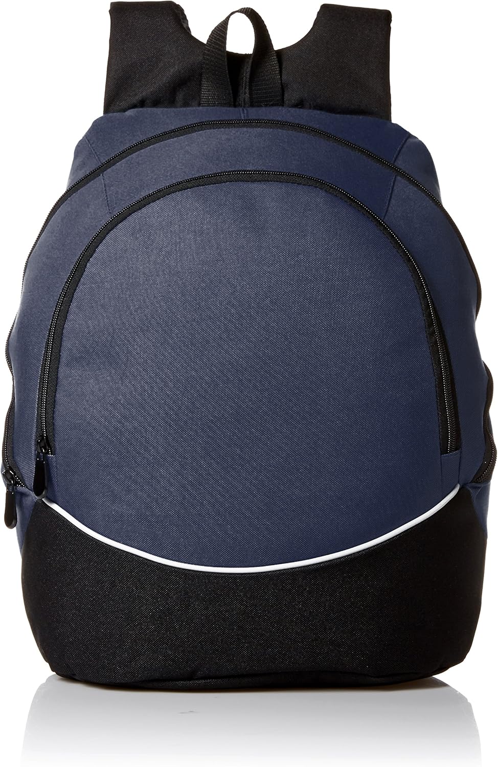 Tri-Color Large Backpack for Sports & Travel - Purple/Black/White by Augusta Sportswear