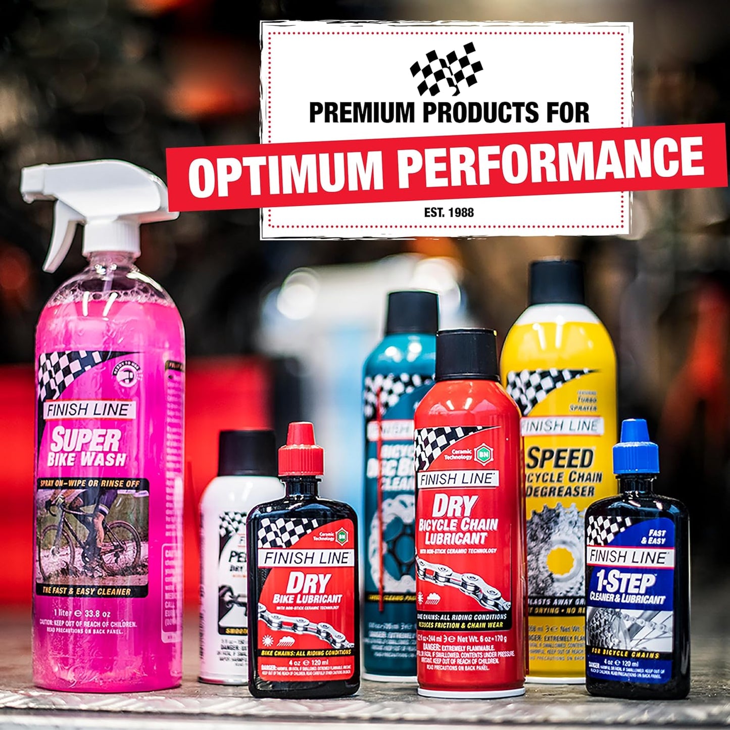 No Drip Chain Luber for Bicycles - Finish Line Bike Lubricant for Smooth Riding