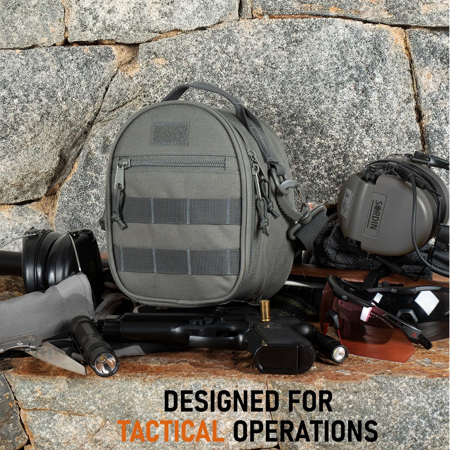 ACE Schakal Ear Defender Bag - Carrying Bag Compatible with Ear Muffs by Sordin, Howard Leight and More