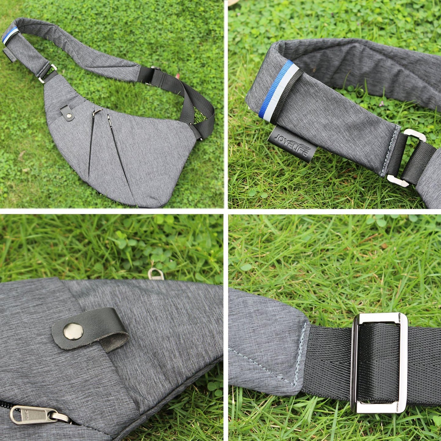 TOPNICE Anti Theft Crossbody Bags Personal Pocket Travel Bag Cross Body Multi Pocket Small Sling Bag for Women Men