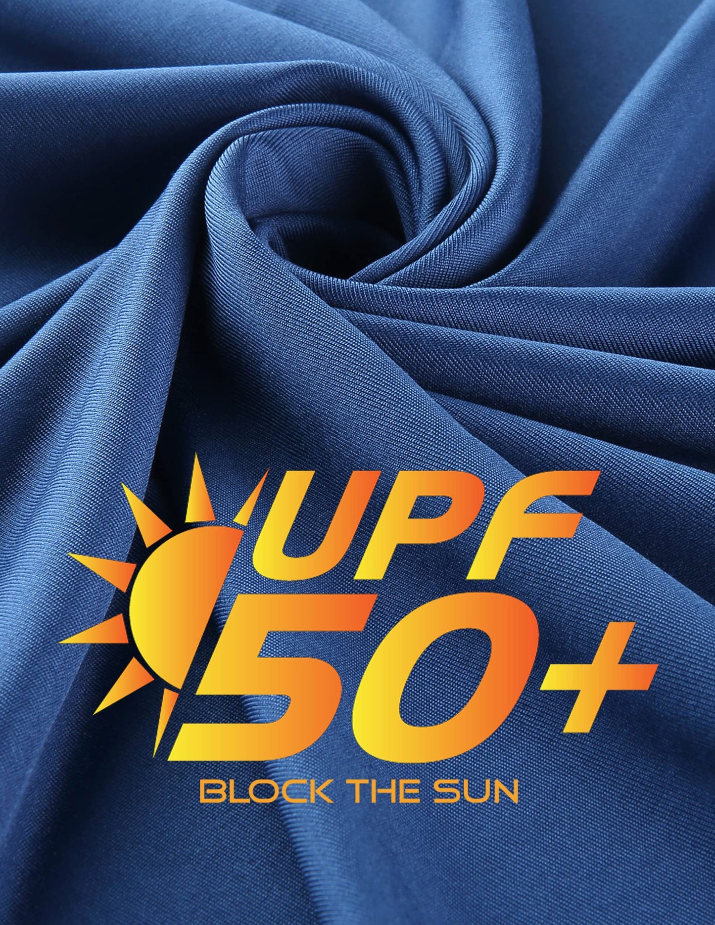 2 Pack Men’s Rash Guard Long Sleeve Swim Shirts UPF 50+ Sun Protection – Quick Dry Lightweight UV Fishing Surf Shirt (Set 3, Large) Black/Navy