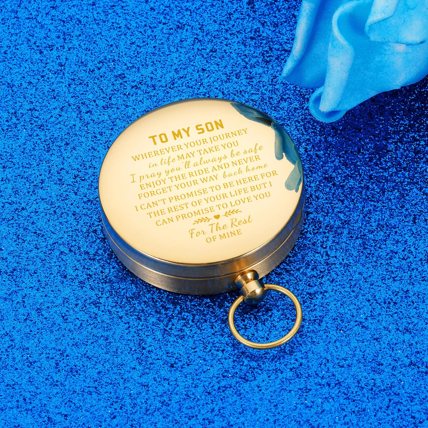 for College Guys, for 18 Year Old Boy, Compass Graduation Gift for Sons Adult, Compass for Kids, First Communion Gifts for Boys, Baptism Christian Inspiration Gift for Grandson