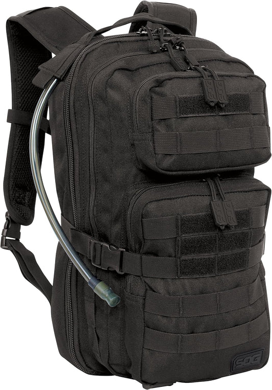 SOG Opcon Hydration Day Pack with 2-Liter Reservoir, 18.2-Liter Storage,Black