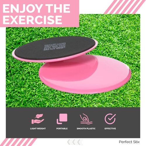 Perfect Stix Peak Performance Sliders Fitness Equipment Floor Sliders Exercise Core Gliders Gliding Discs for Full Body Workout