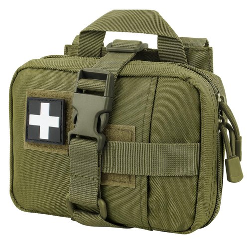 ZZY Tactical EMT Pouch, Upgrade IFAK Tear-Away First Aid Kit Tactical Small Belt First Aid Pouch Molle Medical Pouches for Travel, Outdoor Hiking, Hunting