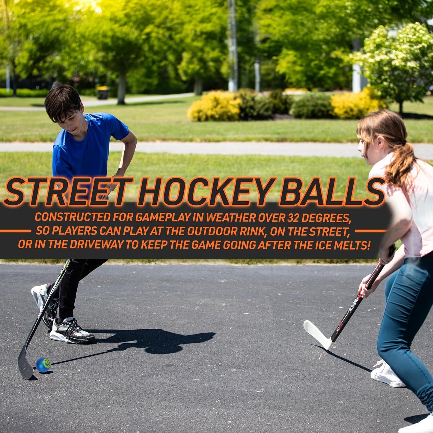 Official Size Franklin Sports NHL Street Hockey Balls | No Bounce | Assorted Colors