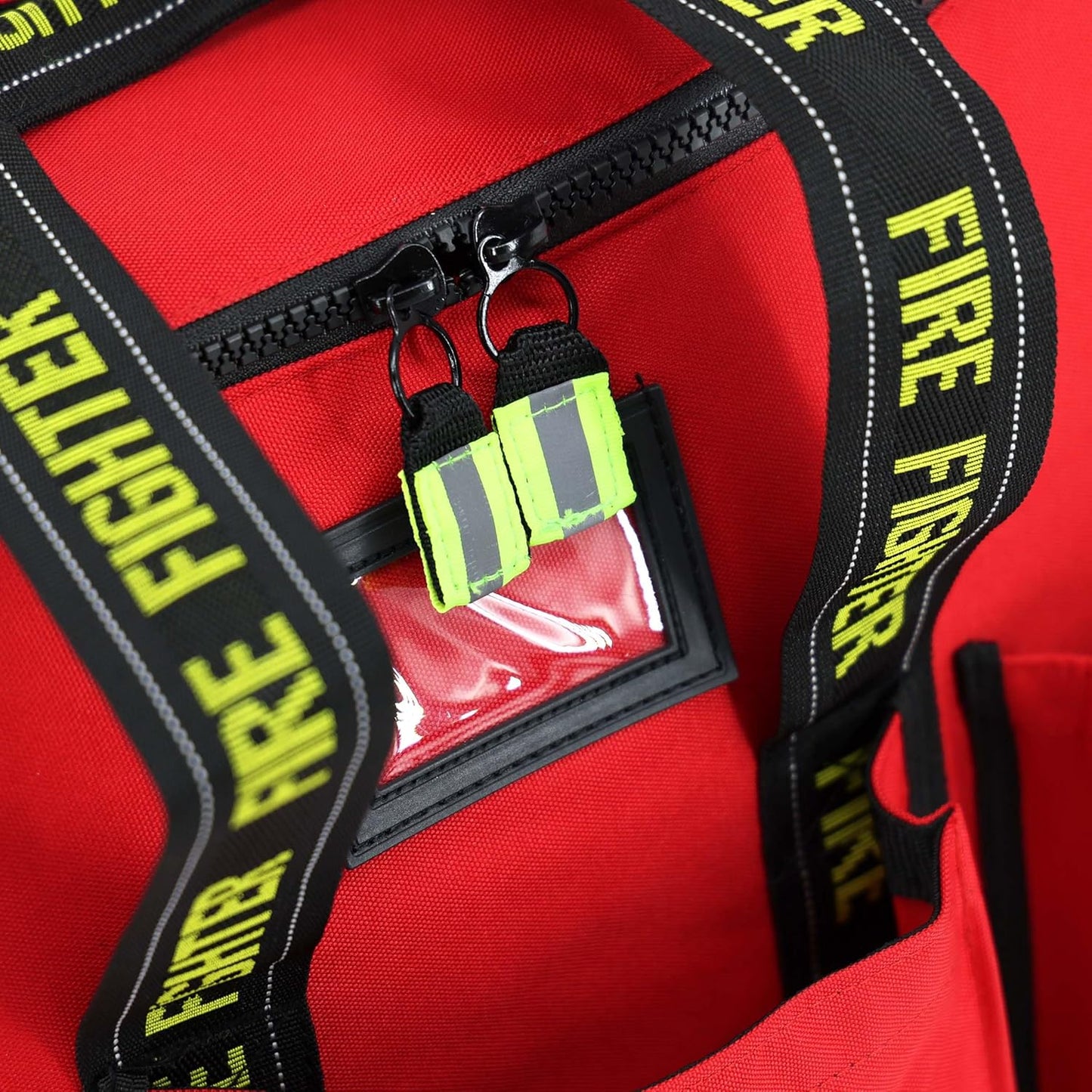 Lightning X Products Premium XL Step-In Turnout Gear Bag With Shoulder Strap & Front Pockets - Red