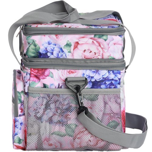 Cango Designer Premium Quality Insulated Large Capacity Lunch Bag for Women and Men, Leakproof Lunch Cooler Bag with Adjustable Shoulder Strap for Adults