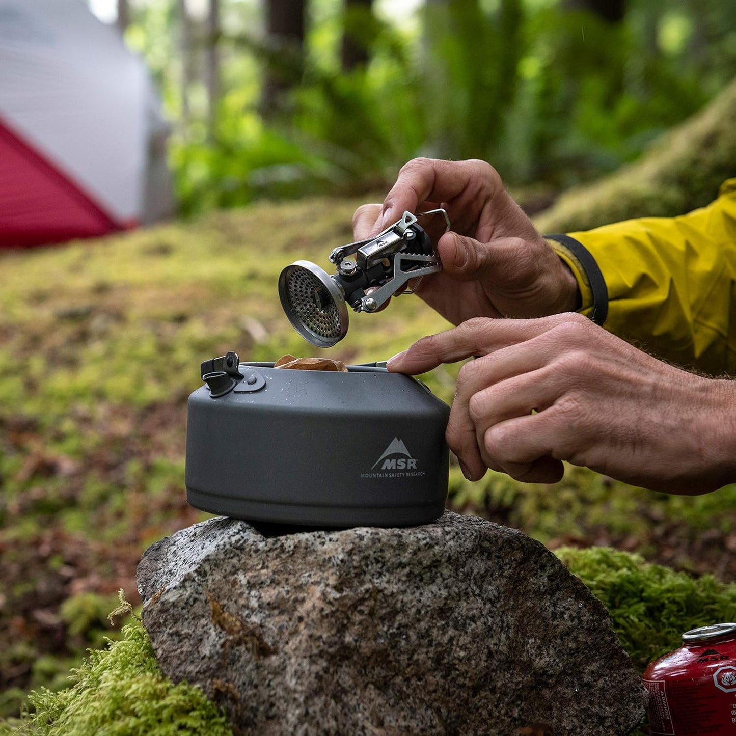 MSR Pika Hard-Anodized Aluminum Camping Teapot, Black