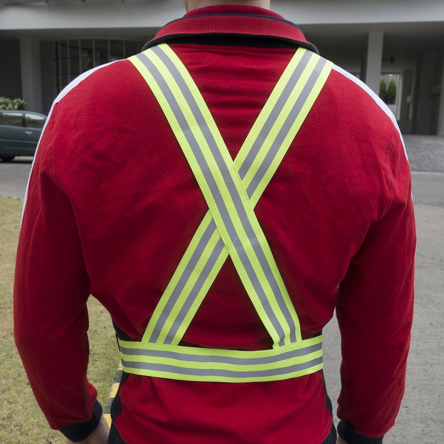Reflective Vest (2 Pack) Lightweight, Adjustable & Elastic Safety & High Visibility for Running, Jogging, Walking, Cycling