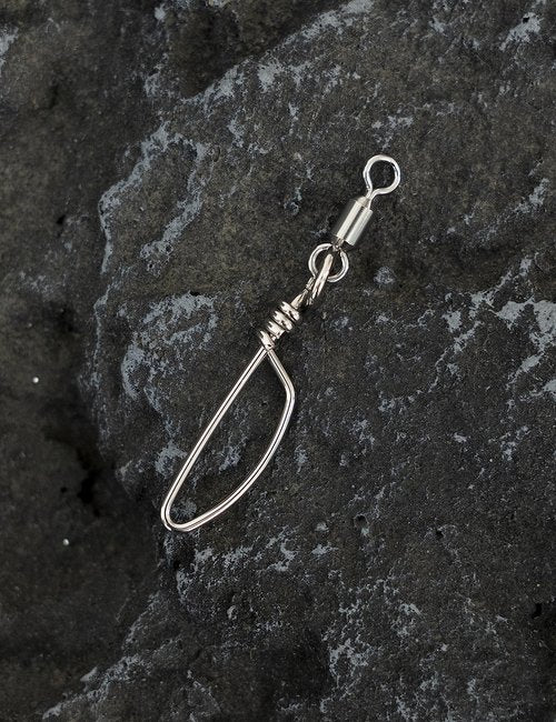 BLUEWING Fishing Snap Swivels 242LB Stainless Steel Saltwater Corrosion Resistance High Strength Coastlock Fish Tackle, 10pcs