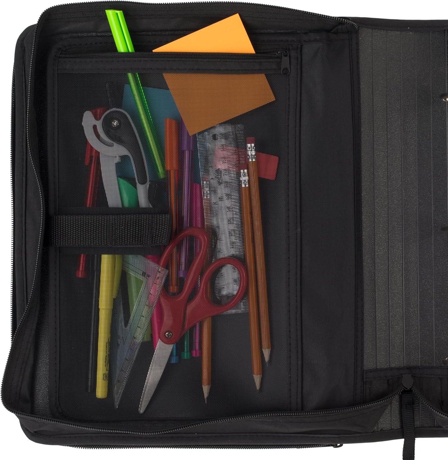 Five Star Zipper Binder, 2 Inch 3-Ring Binder with Round Rings, 5-Tab Expanding File, 380 Sheet Capacity, Cobalt Blue (72534)