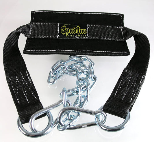 SPUD Black Dip Belt with Chain and 2 Clips for Weightlifting, Strength Training, Bodybuilding Crossfit