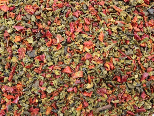 Red & Green BELL Peppers 8 Ounce Bulk Bag-Heat Sealed to Maintain Freshness-Crushed & Dried Spice Seasoning