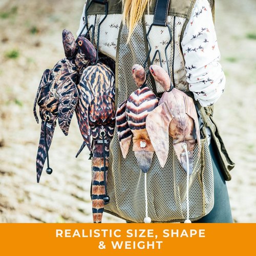 The Original Clone® Realistic Game Bird Dog Training Dummies - Pheasant, Partridge & Snipe Gundog Training Dummy (Cock Pheasant Dead Bird Dummy)