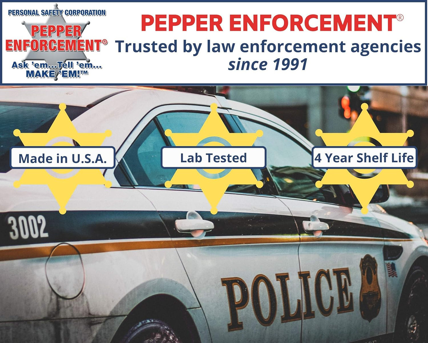 Fogger Pepper Spray for Self Defense - Maximum Strength 10% OC Fog Formula, Flip Top Safety Tactical Design, Personal Protection Devices