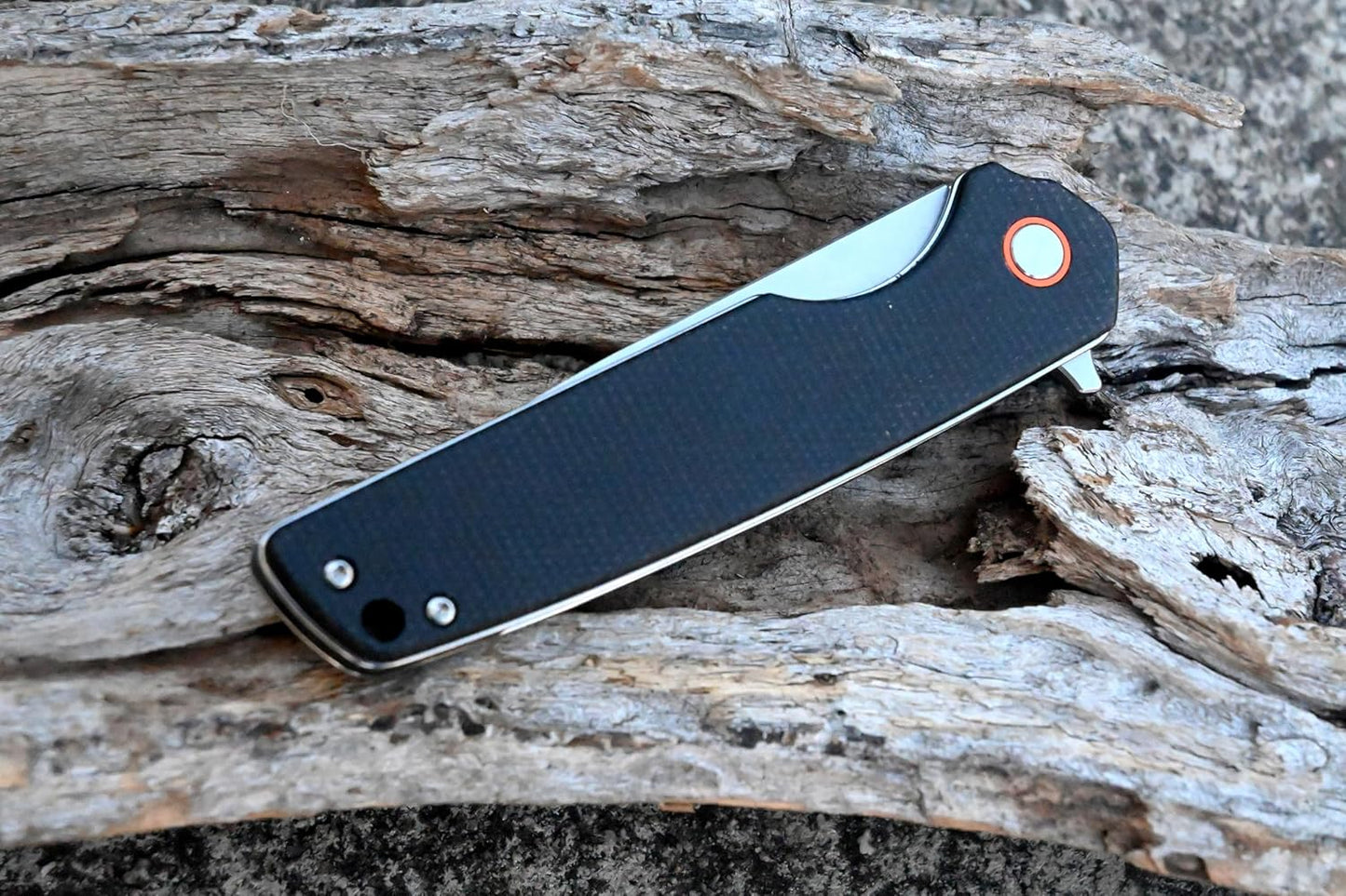 YAK & YETI Micarta Handle Folding Knife- Everyday Carry Knife for Men and Women - Indoor or Outdoor-Camping and Hunting knife-D2 steel Blade knives
