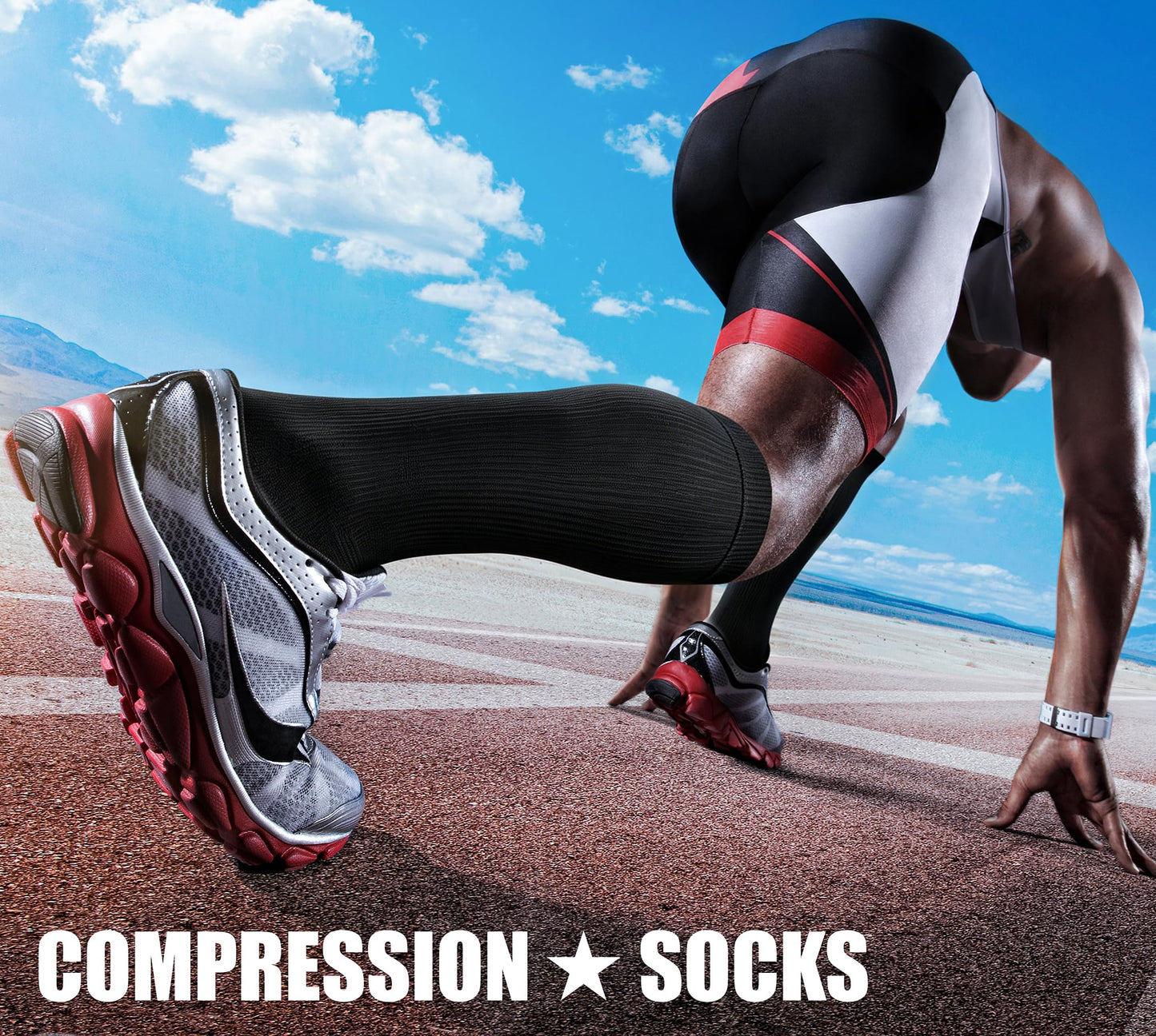 CHARMKING Compression Socks for Women & Men Circulation (3 Pairs) 15-20 mmHg is Best Athletic for Running, Flight Travel, Support, Cycling, Pregnant - Boost Performance, Durability (S/M, Multi 02)