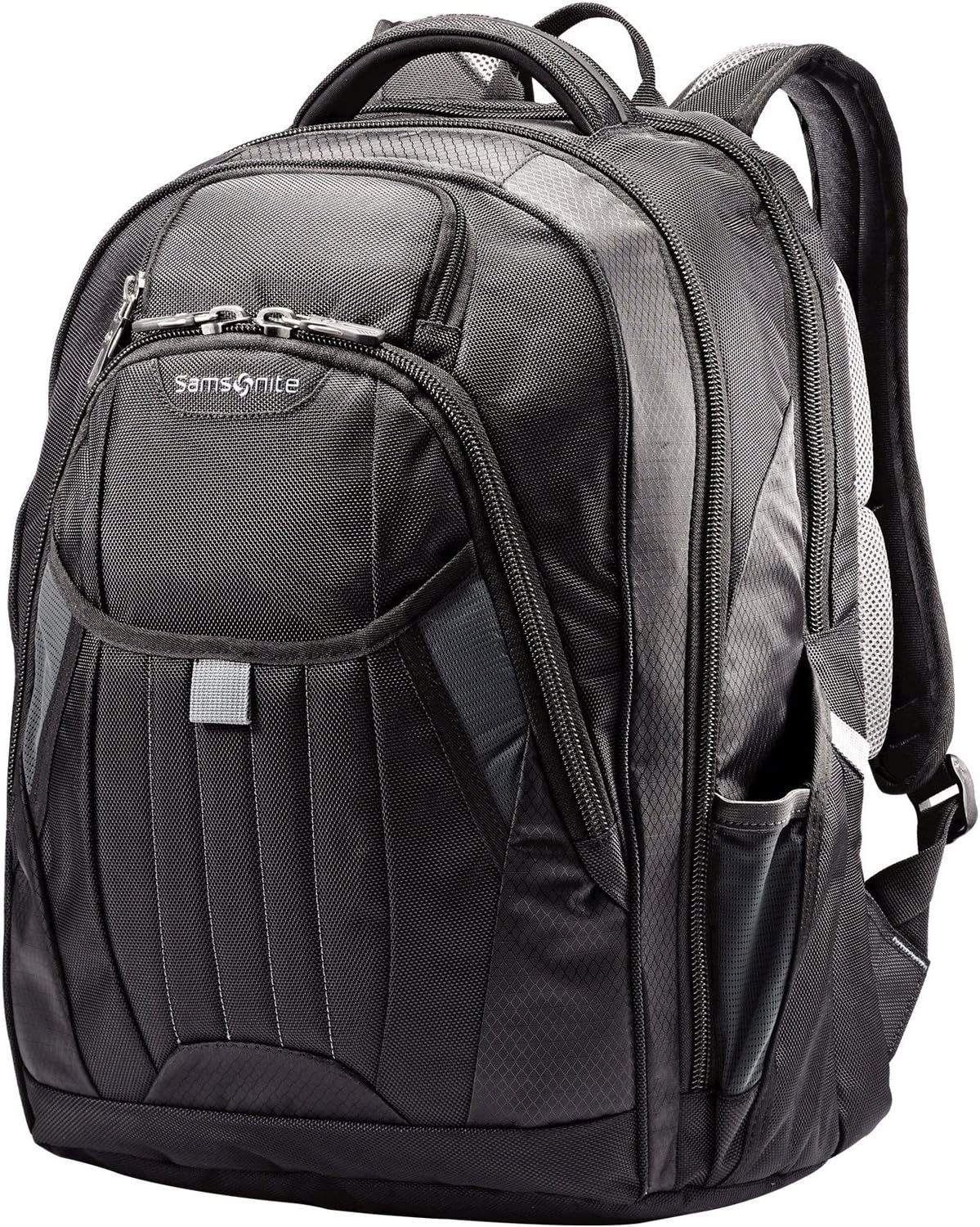 Samsonite Tectonic 2 Large Black Backpack - 18” x 13.3” x 8.6” for Travel & School