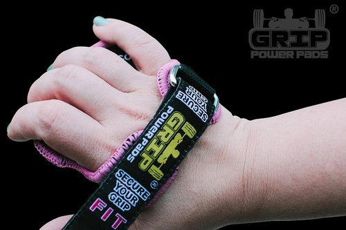 Grip Power Pads for Women - Lifting Grips & Workout Gloves Alternative (1 Pair)