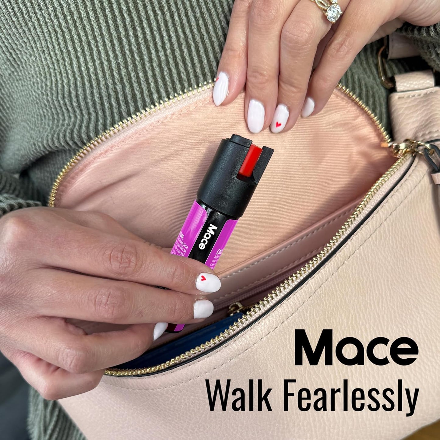 Mace Pepper Spray - Twist Lock & Hardcase Model, Max Strength 10% OC Formula, Long Lasting UV Dye, Self Defense Pepper Spray for Women & Men