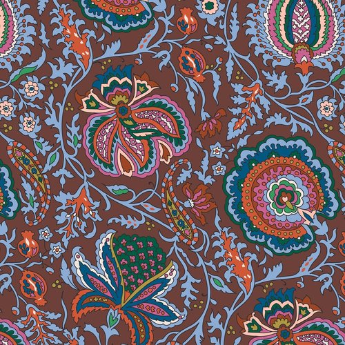 Vera Bradley Women's Premium Cotton Small Banbury Backpack, Marrakesh Cinnamon, One Size