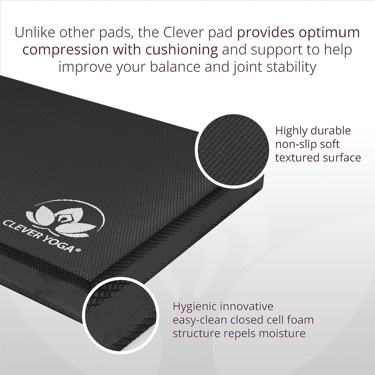 Yoga Balance Pad - Non-Slip Foam for Exercise, Pilates & Physical Therapy