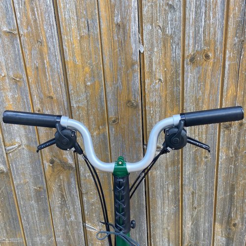 Leather Handlebar Grips for Brompton bicycle - Full grain leather, Grip for Brompton folding bike (Black)