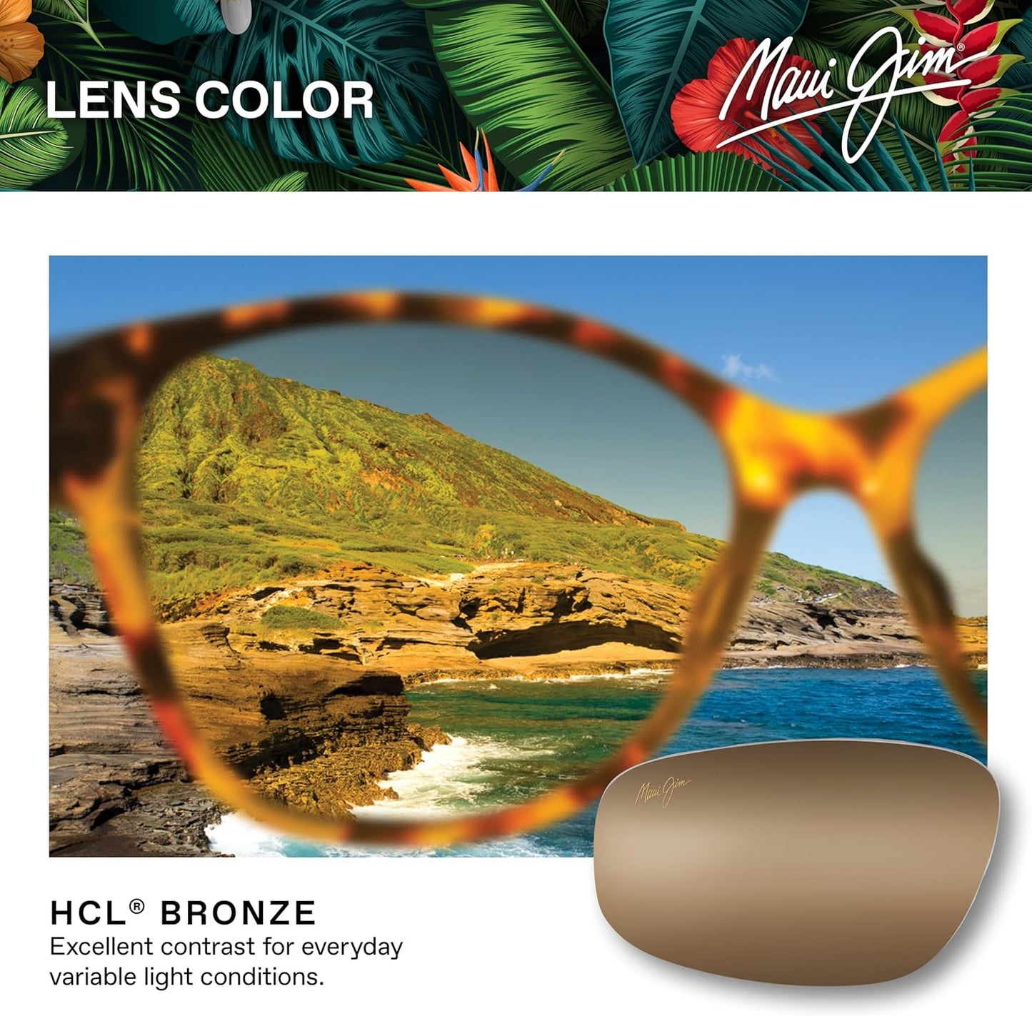 Polarized Maui Jim Hana Bay Sunglasses for Men & Women - Classic Style