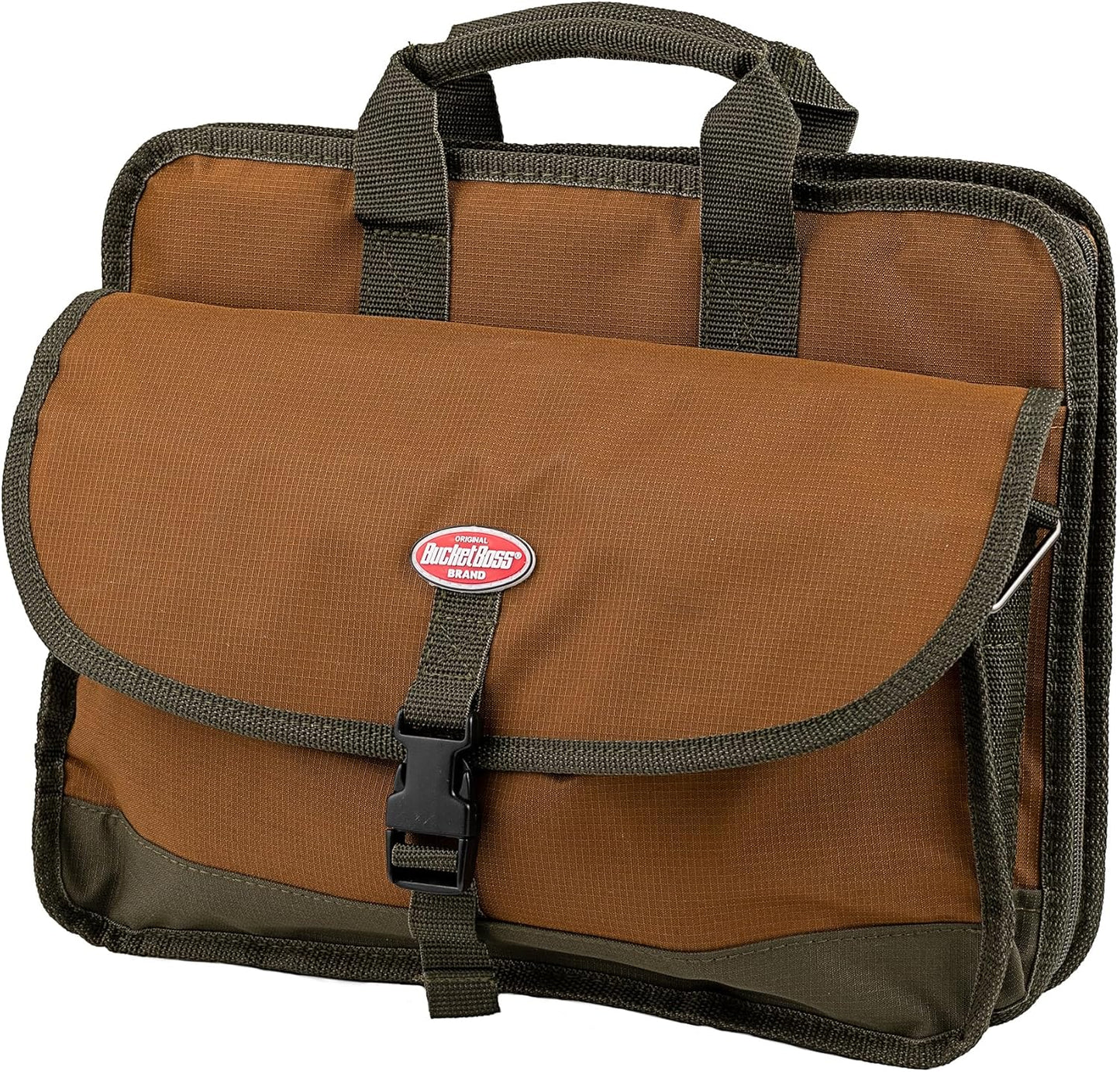 Bucket Boss Contractor's Briefcase in Brown, 62100, Brown|Brown and Green