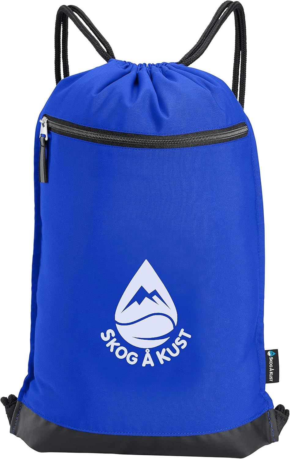 Skog Å Kust GymSak | Patented 2-in-1 Drawstring Cinch Bag with Removable Waterproof Dry Bag | Red