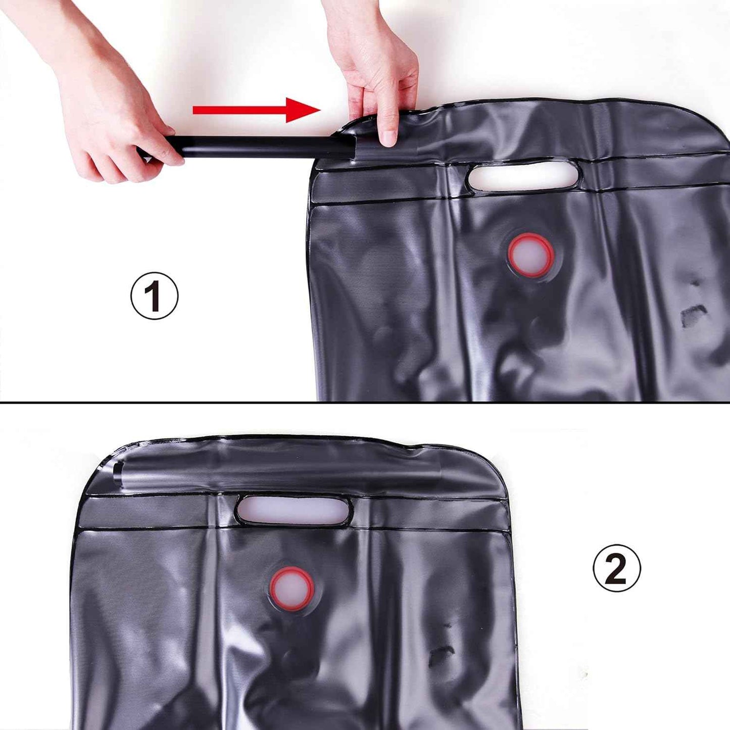Portable Solar Camping Shower Bag - 5 Gallon Outdoor Shower for Hiking & Travel