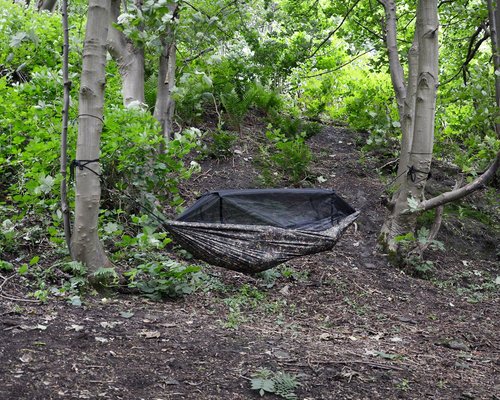 Lightweight Camo Hammock with Mosquito Net - Portable Stealth Sleep System for Backpacking