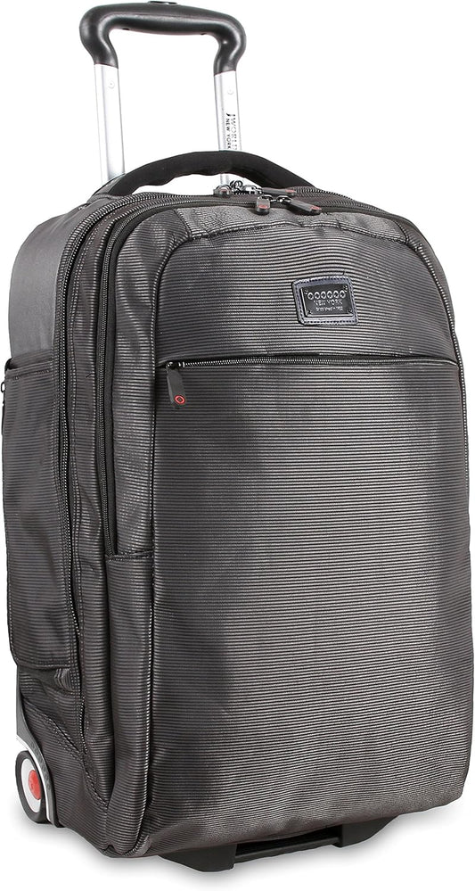 J World New York Bay Business Rolling Backpack
