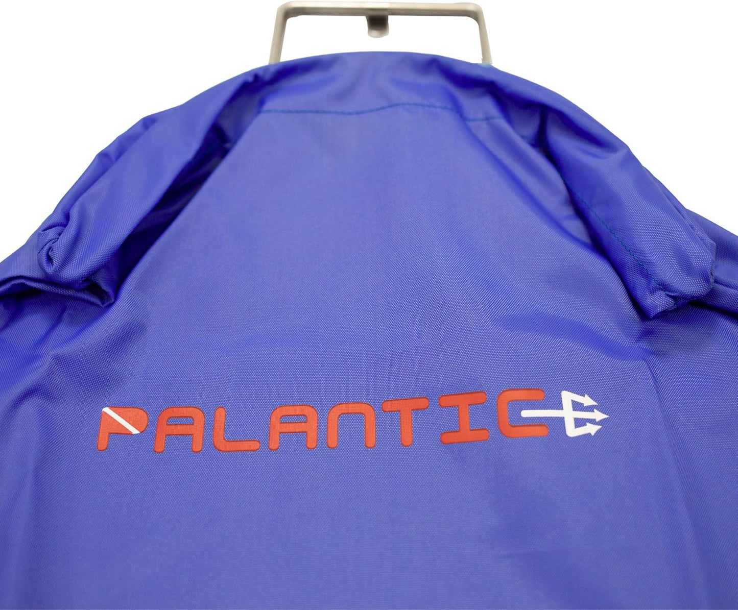 Palantic Lobster Catch Gear - Durable Nylon Game Bag Net with Stainless Steel Handle, 27"x17.5", Easy Clip Closure (Blue)