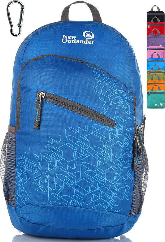 Outlander Packable Handy Lightweight Travel Hiking Backpack Daypack, Black