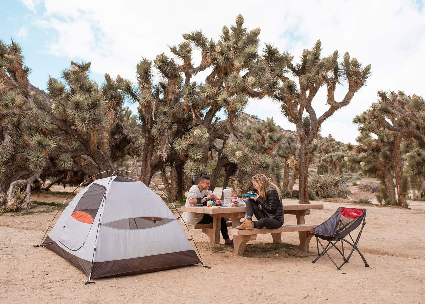 ALPS Mountaineering Camber Chair, One Size - Salsa/Charcoal