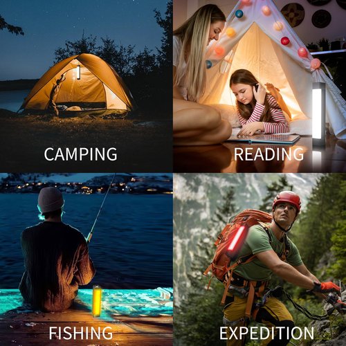 Phonar Solar Rechargeable Hiking Lantern, Camping Lantern for Power Outages,Up to 1500LM Camping Flashlight,Long Hours Life,4 Modes,Fit for Camping,Hiking,Fishing,Hurricane