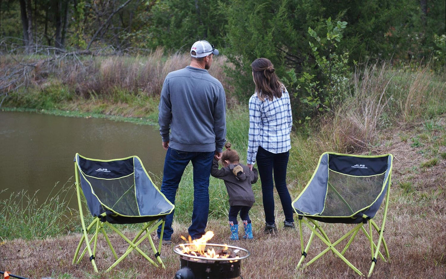 ALPS Mountaineering Camber Chair, One Size - Salsa/Charcoal