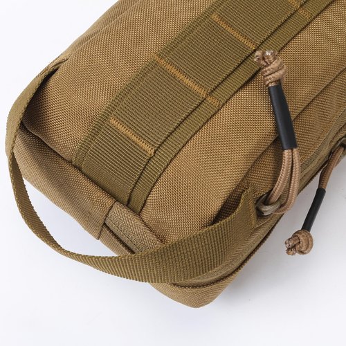 Tactical Ammo Pouch Firearm Ammunition Carrier Bag Tactical Drop Pouch Sub Abdominal Carrying Kit Bag Rifle Carbine Pistol Revolver Ammos Transportation Soft Case Hunting Shooting Fanny Pack