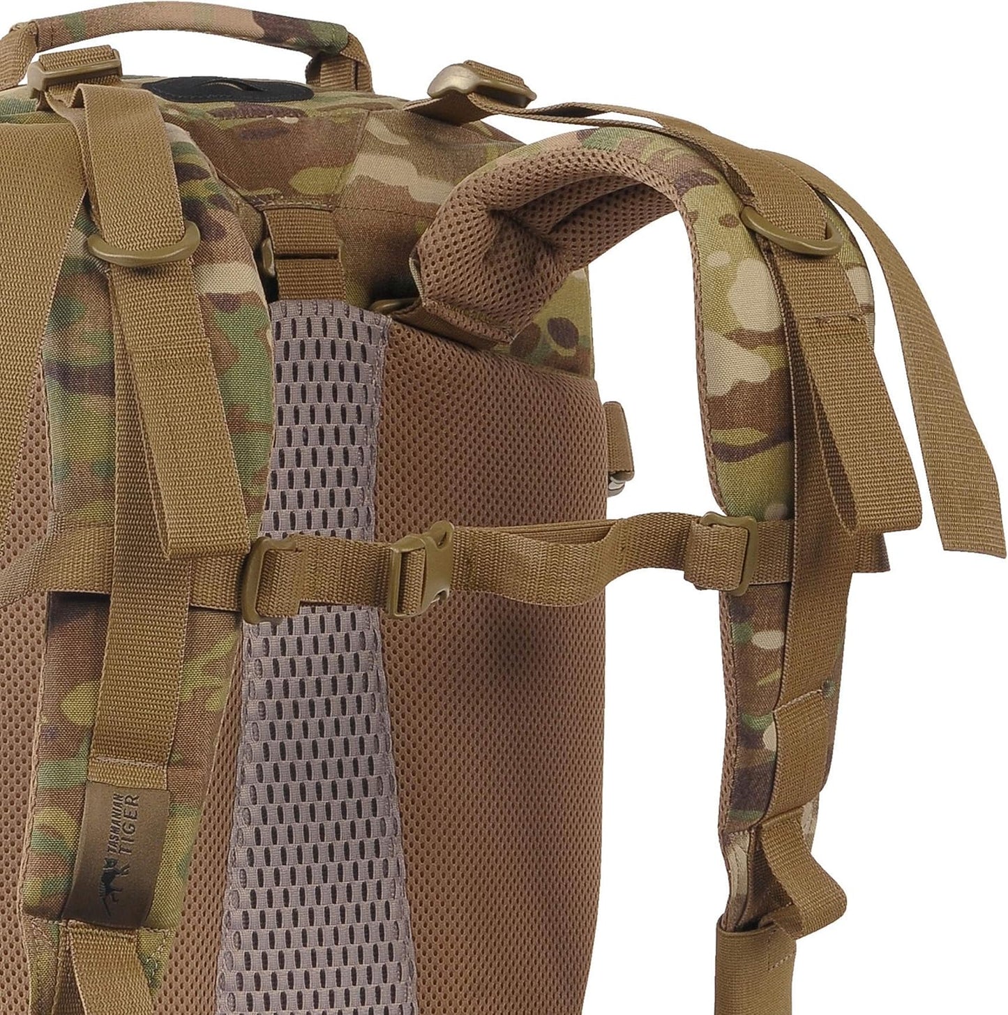 Tasmanian Tiger Mission Pack Mk II, 37L Combat Backpack with Laser Cut MOLLE System, YKK RC Zippers, Olive