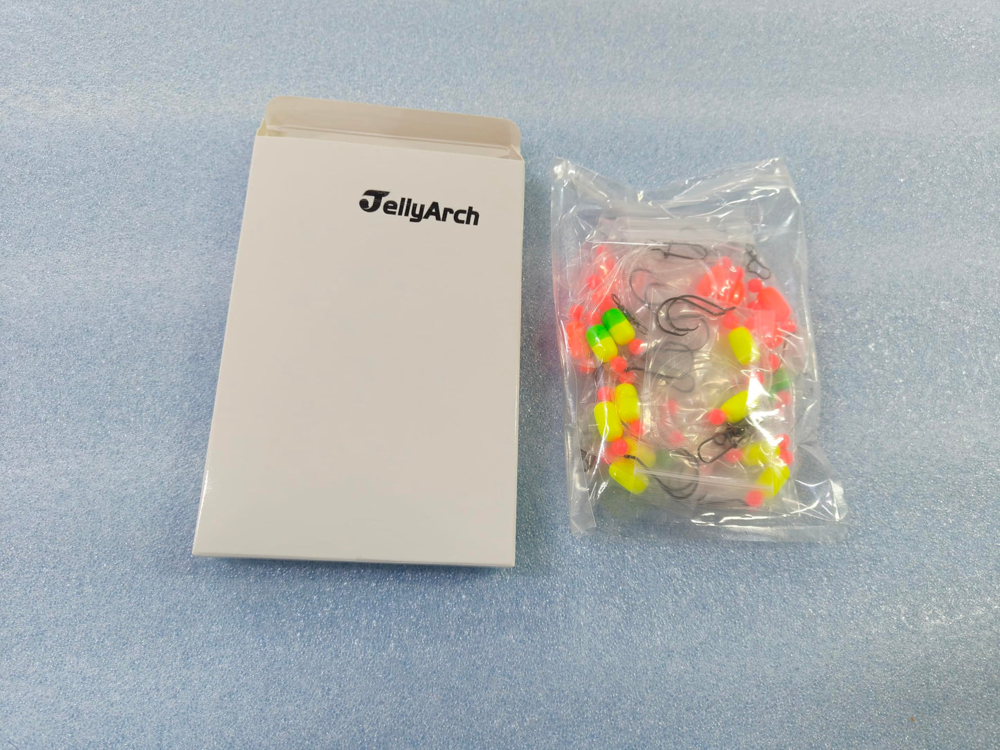 JellyArch 12 Pcs Pompano Rigs for Surf Fishing Offshore Surf Fishing Rigs Saltwater Gear Tackle with 2/0 Circle Hooks Double Circle Swivels Duo Lock Snaps(Mixed Colors)