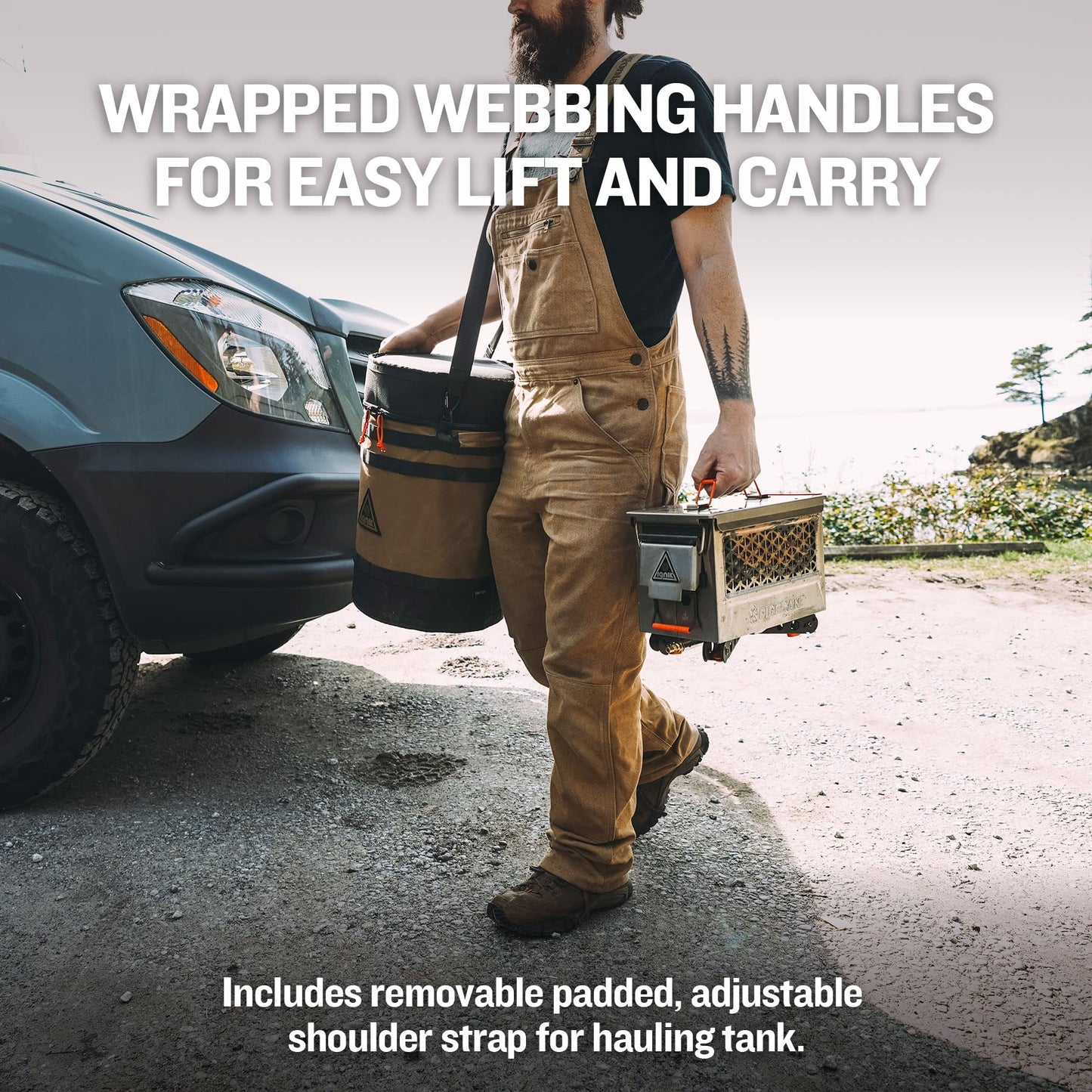 Ignik 20-Pound Propane Tank Case with Bucket Lid Seat