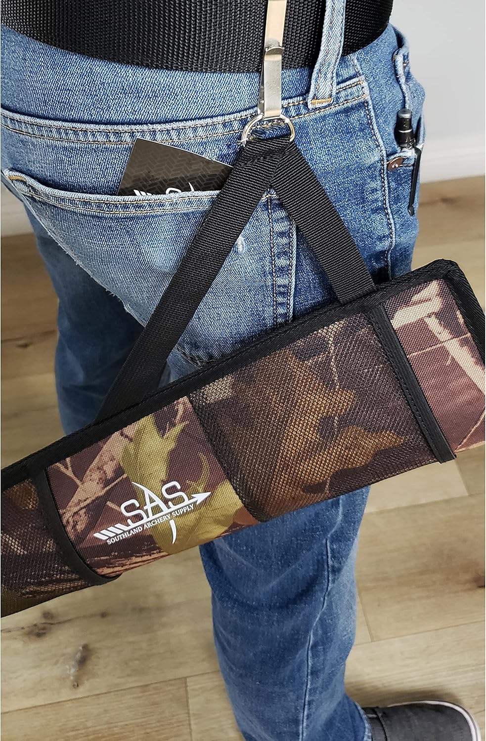 SAS Archery Side Tube Quiver with Belt Clip