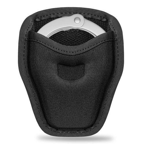 Open Top Handcuff Holder. Handcuff Case, Trusted Gear for Law Enforcement Professionals. Secure Attachment for Duty Belts. Fits Standard Chain Or Hinge Handcuffs. Quick Access to The Handcuffs.