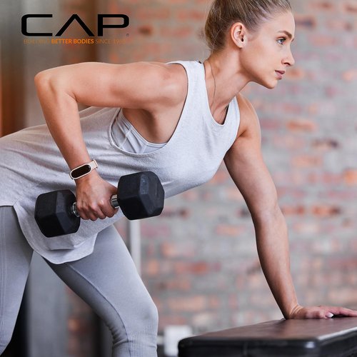 CAP Barbell 150lbs Dumbbell Set Comfort handles Bundle